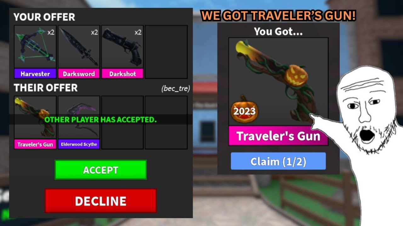 I GOT THE MOST EXPENSIVE GODLY IN MM2! (Road to Gingerscope)