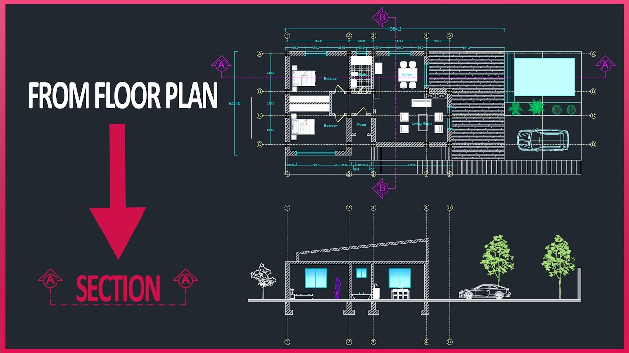 How to Draw Section & Section Line in AutoCAD | Beginner Tutorial (Step-by-Step)