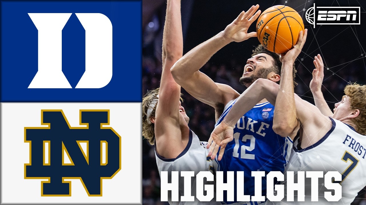 Duke Blue Devils vs. Notre Dame Fighting Irish | Full Game Highlights | ESPN College Basketball
