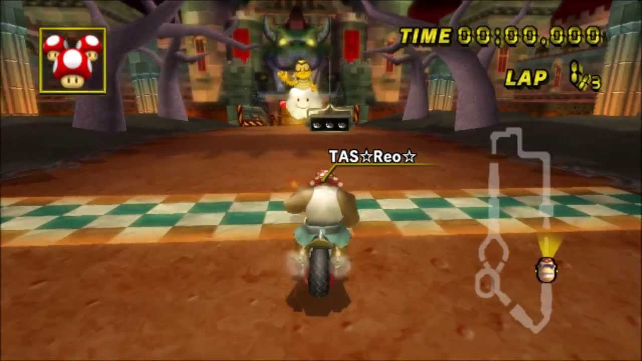 [MKWii TAF] Bowser's Castle Freerun #1