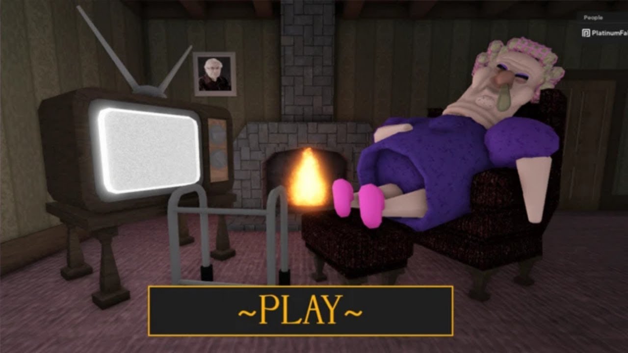 Escaping GRUMPY GRAN! (SCARY OBBY) Roblox Gameplay Walkthrough
