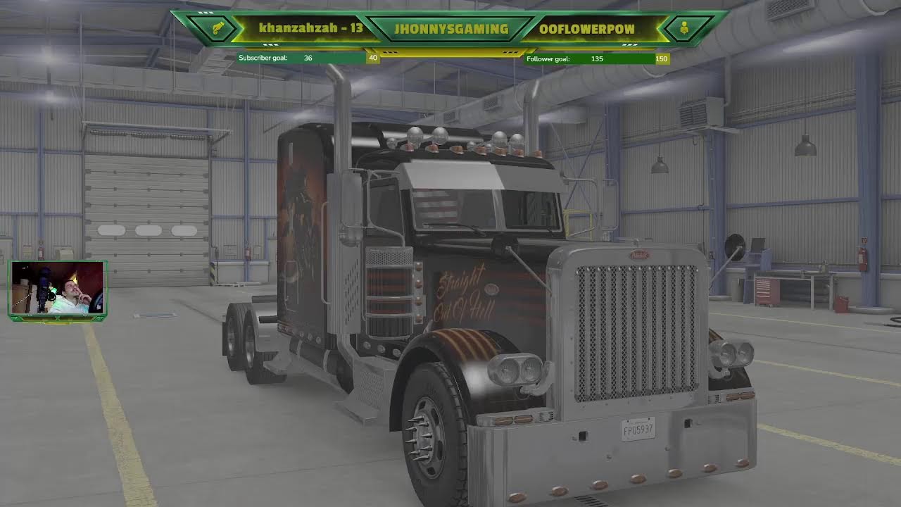 checking out the driver school on american truck
