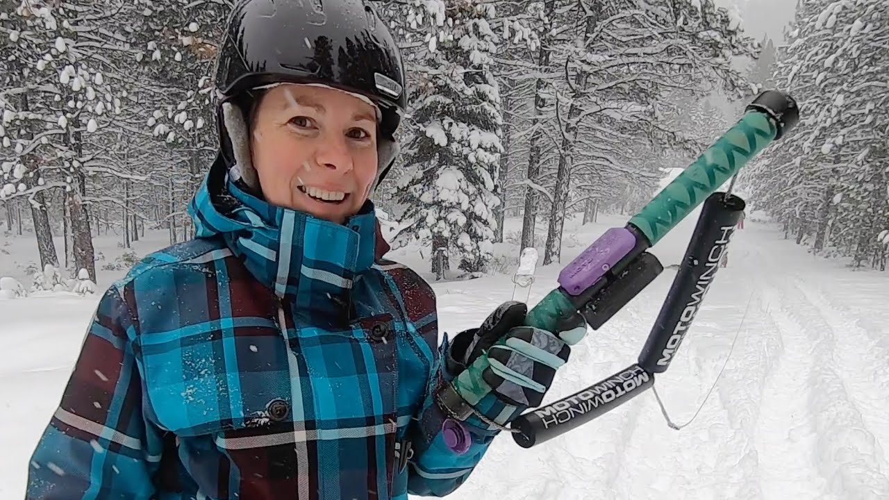 First Time Using A Motowinch In The Snow