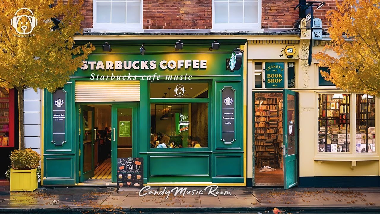 Starbucks Coffee Shop Playlist 2025 ☕ Soft Jazz & Chill Music for Focus, Study, Work, Relax