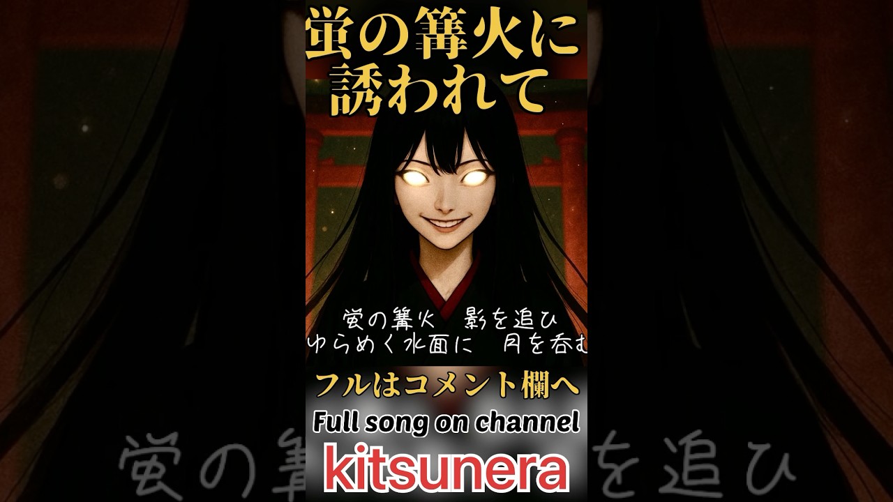 蛍の篝火に誘われて（short）Invited by the firefly bonfire　【kitsunera Japanese Metal】