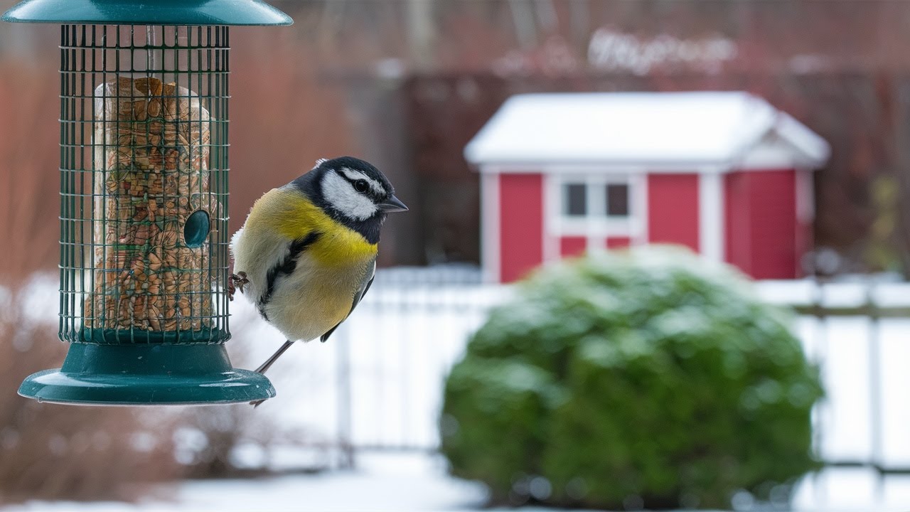 Scottish Garden Birds in Winter | Calm, Natural Moments