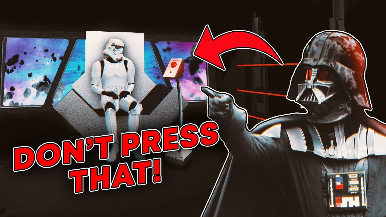 Star Wars RP but we sneak into Vader's Chamber!
