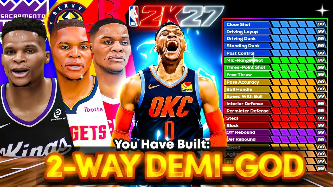 Я СОЗДАЛ ДВУСТОРОННЕГО ПОЛУБОГА В NBA2K27 (НЕ НУЖНЫ КАП-БРЕЙКЕРЫ)