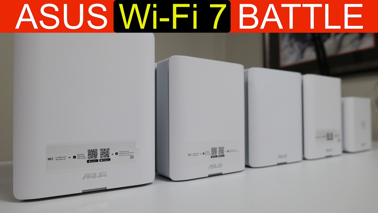 Битва ASUS WiFi 7 Mesh: BD4 против BT6 против BT8 против BT10 против BQ16 Pro — характеристики, с...