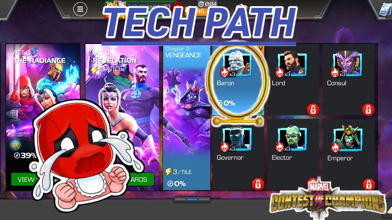 ACT 9.3.1 (Baron) Difficult path completion | MCOC GAMEPLAY IN HINDI|