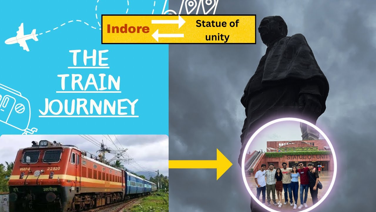 Part-1 || INDORE TO STATUE OF UNITY || {the train journey } || #vlog #explore #newchannel #viral