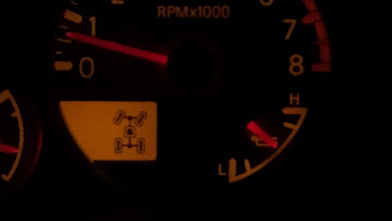 Nissan Frontier stuck in 4HI with flashing indicator