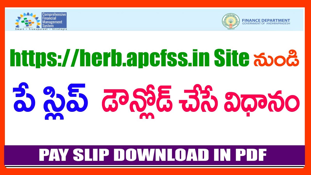 HOW TO DOWNLOAD AP EMPLOYEES PAY SLIP IN PDF IN PAYROLL HERB  SITE - AP EMPLOYEES PAY SLIP DOWNLOAD