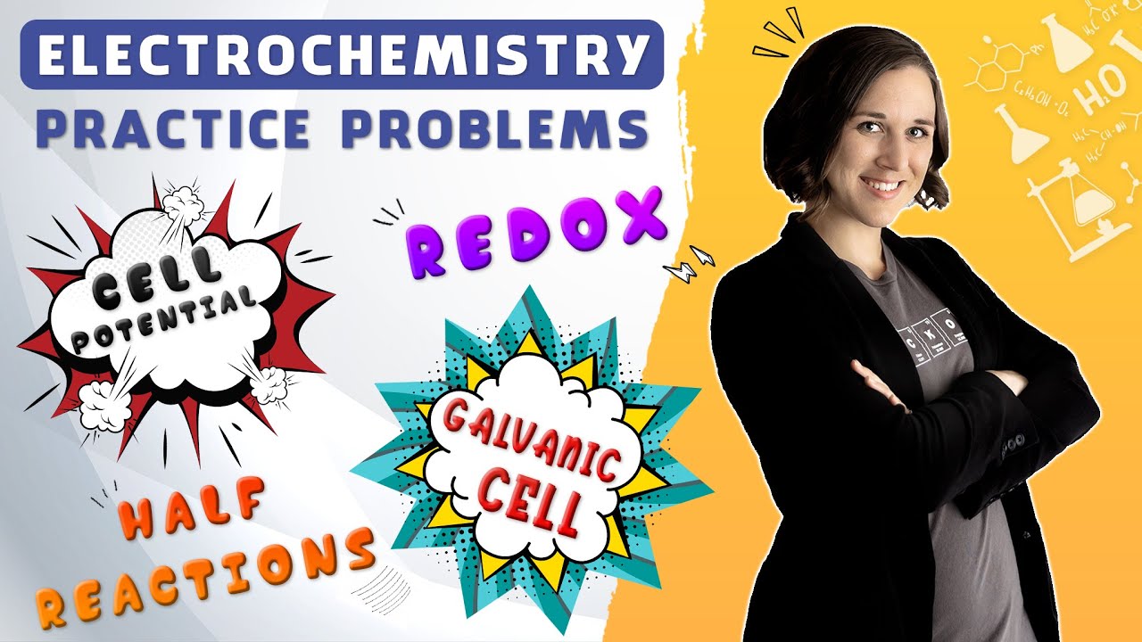 REDOX, Half Reaction, Cell Potential Practice Problems (100)