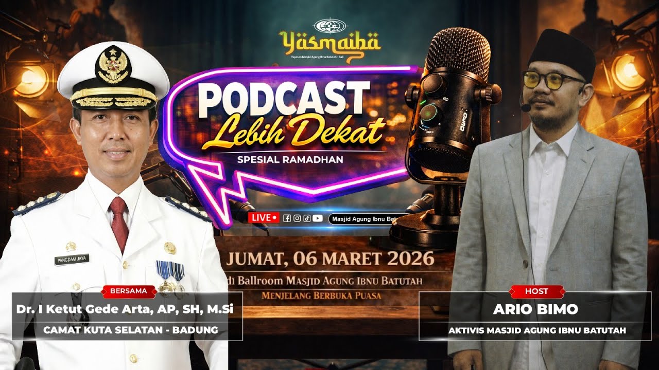 🔴 LIVE Spesial Podcast Lebih Dekat |Dr. I Ketut Gede Arta, AP, SH, M.Si - Camat Kuta Selatan