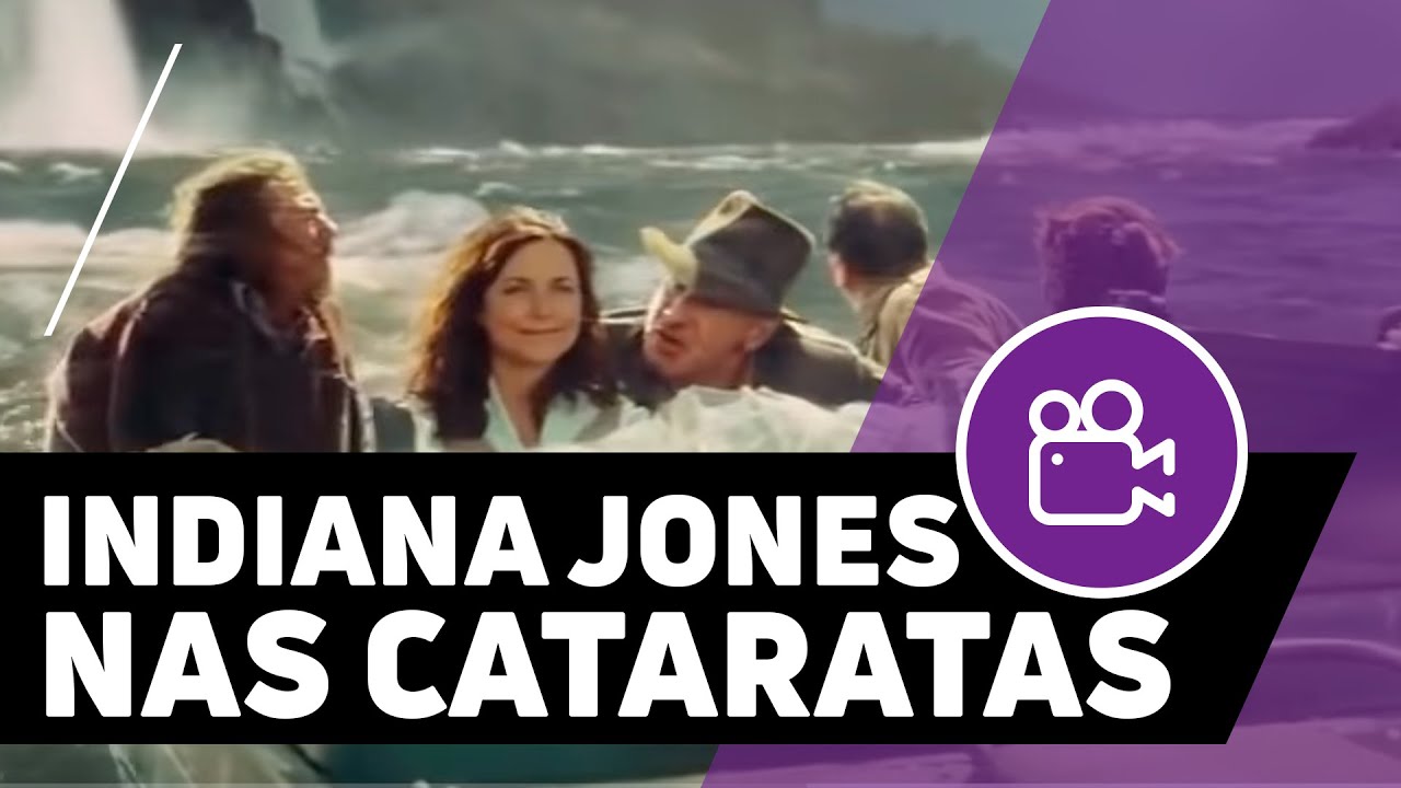Cenas de Indiana Jones e o Reino da Caveira de Cristal gravadas nas Cataratas do Iguaçu