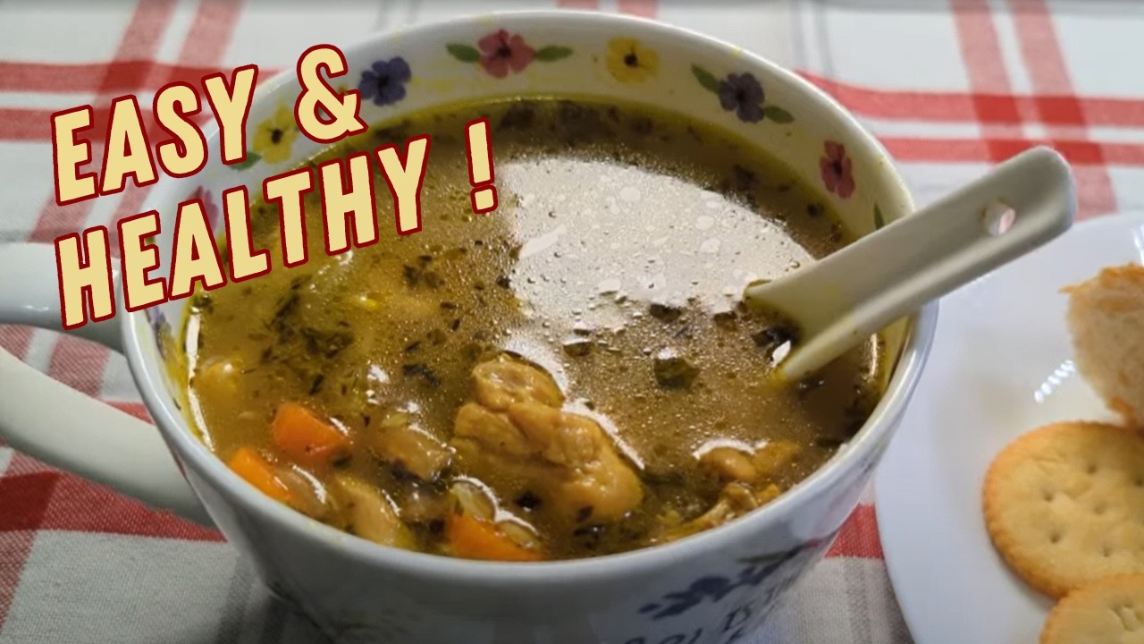 Homemade Chicken Vegetable Soup Recipe | Healthy and Tasty!