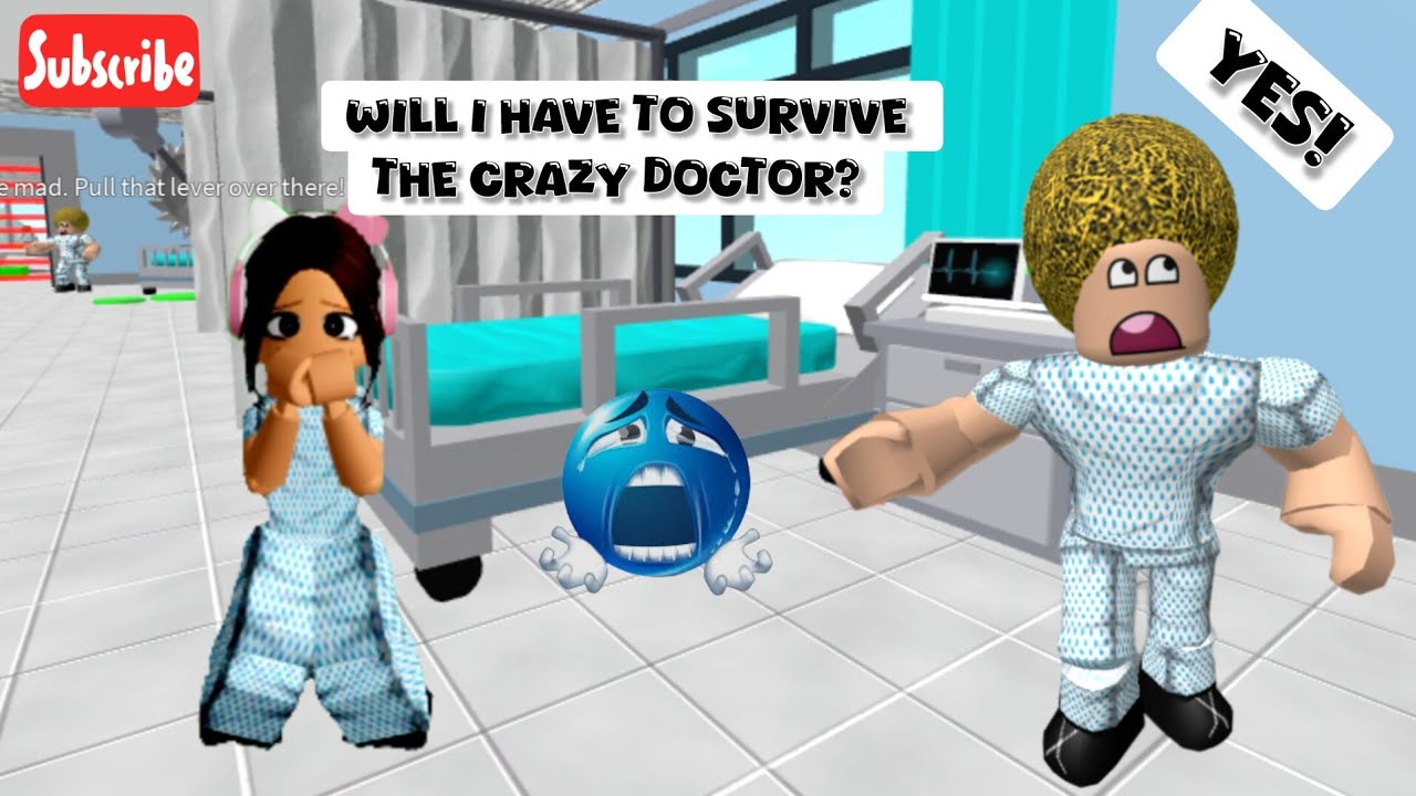 I tried escaping the hospital Obby in Roblox...😳 Almost Failed!