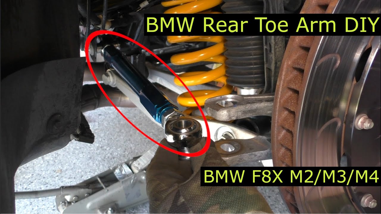 BMW Adjustable Rear Toe Arm DIY (M2, M3, & M4)