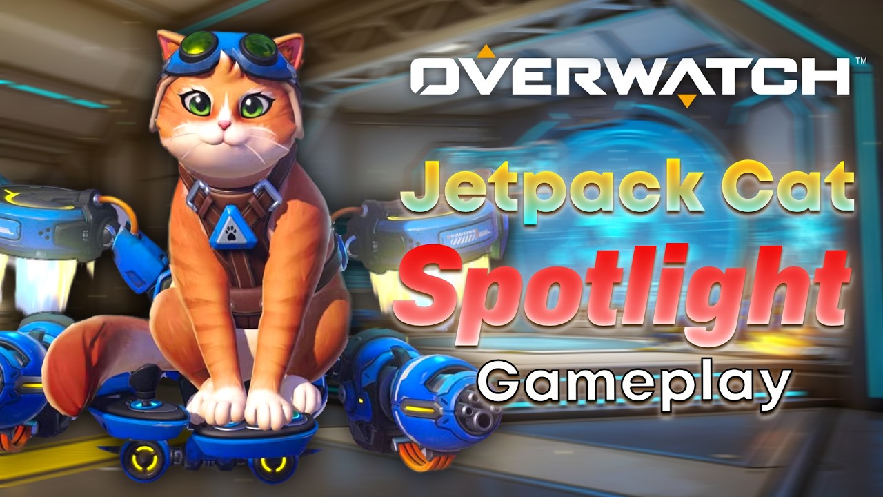 Jetpack Cat Spotlight Gameplay | Overwatch
