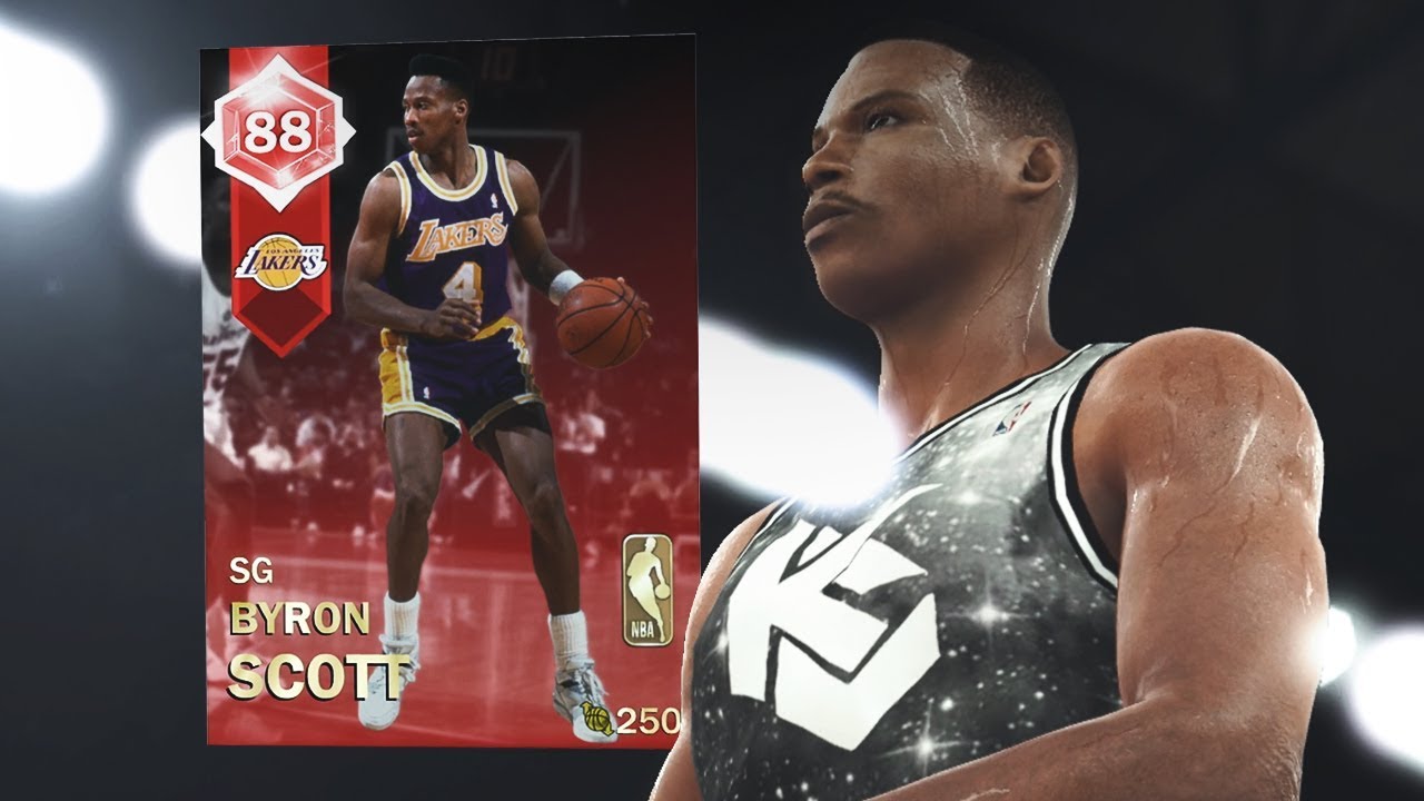 BYRON SCOTT RUBY ONLINE DEBUT!! - NEW HISTORIC CARD GAMEPLAY (NBA 2K18 MYTEAM)