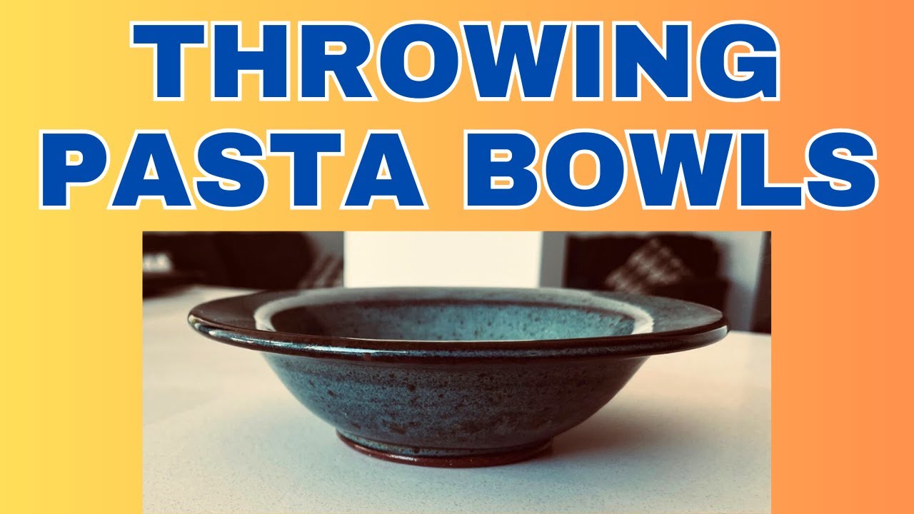 How to Make Pottery Stacking Pasta Bowls- Part One-Using a Rib