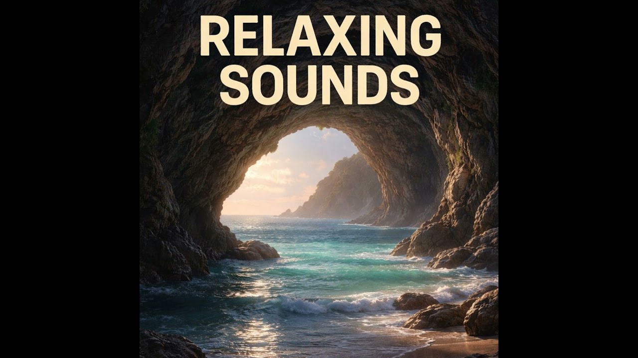 Relaxing Sounds – Ocean Cave Echo | Sleep, Study, Focus | (8 Hours)