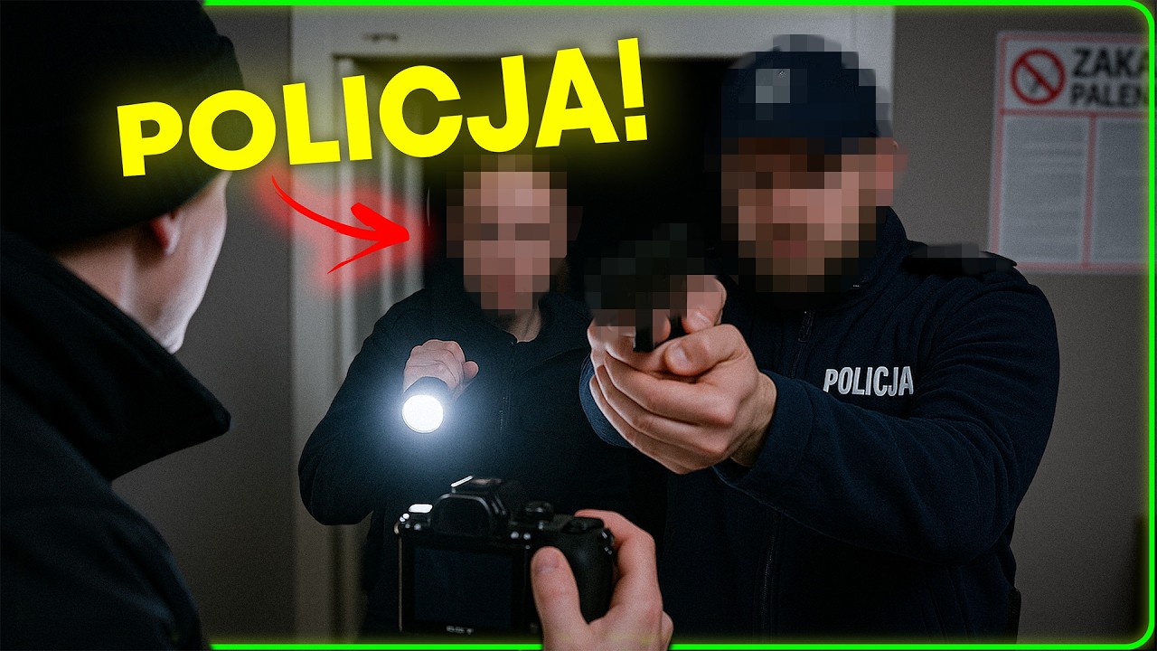 POLICJA W OPUSZCZONYM SKANSENIE – Nocna ucieczka! | URBEX