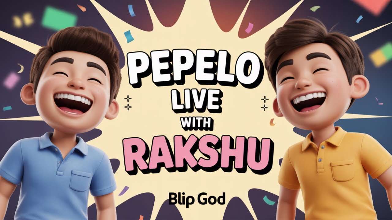 Pepelo Live with Rakshu | Fun Moments & Crazy Challenges | Blip God  #pepelo #voiceeffects #blipgod