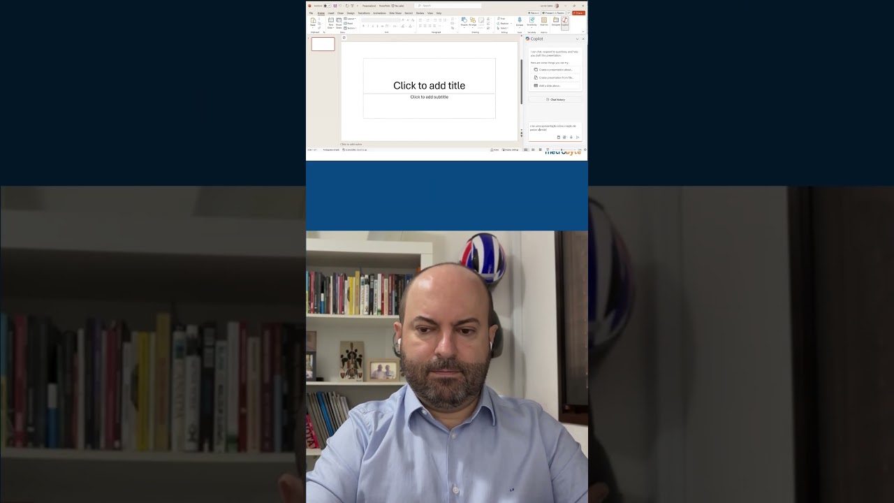 Demonstra&ccedil;&atilde;o do Microsoft 365 Copilot no PowerPoint - Masterclass: A Revolu&ccedil;&atilde;o da IA para Empresas