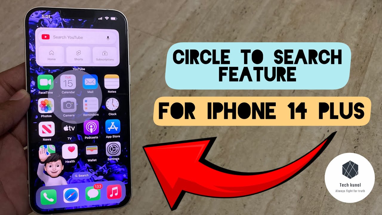 Circle to search like feature on iphone 14 plus#ios18#iphone16 one