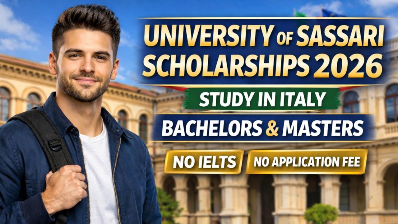 University of Sassari Scholarships 2026 | BS , MS | No IELTS  | No Application Fee