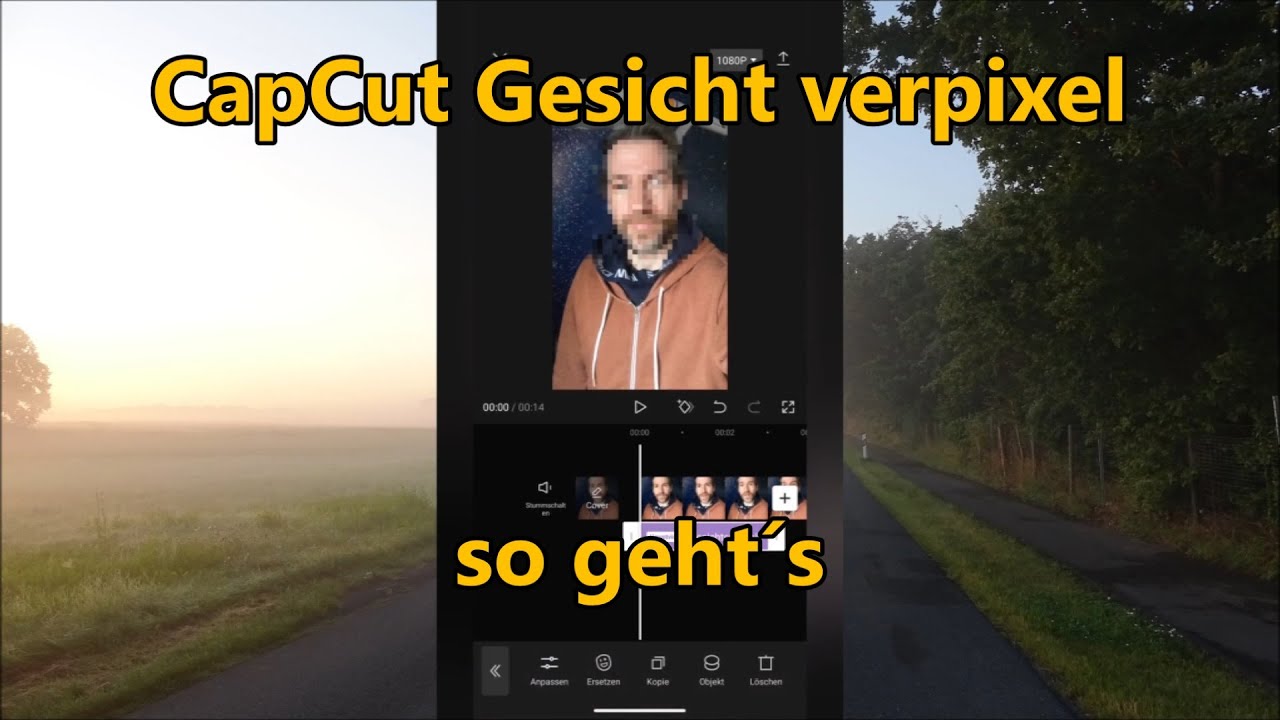 CapCut Gesicht verpixeln Bereich unkenntlich machen CapCut Anleitung Tutorial so gehts