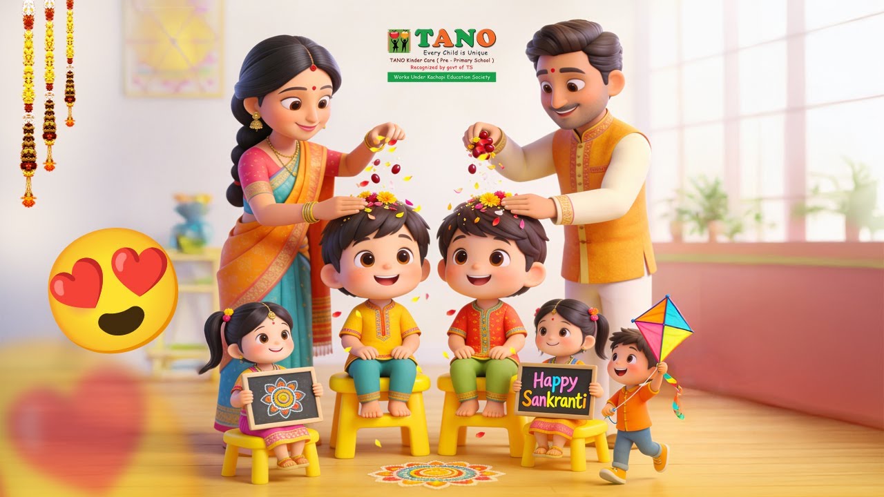 TANO Kinder Care - Sankranti Celebrations | Ponagl celebrations at TANO Kinder Care