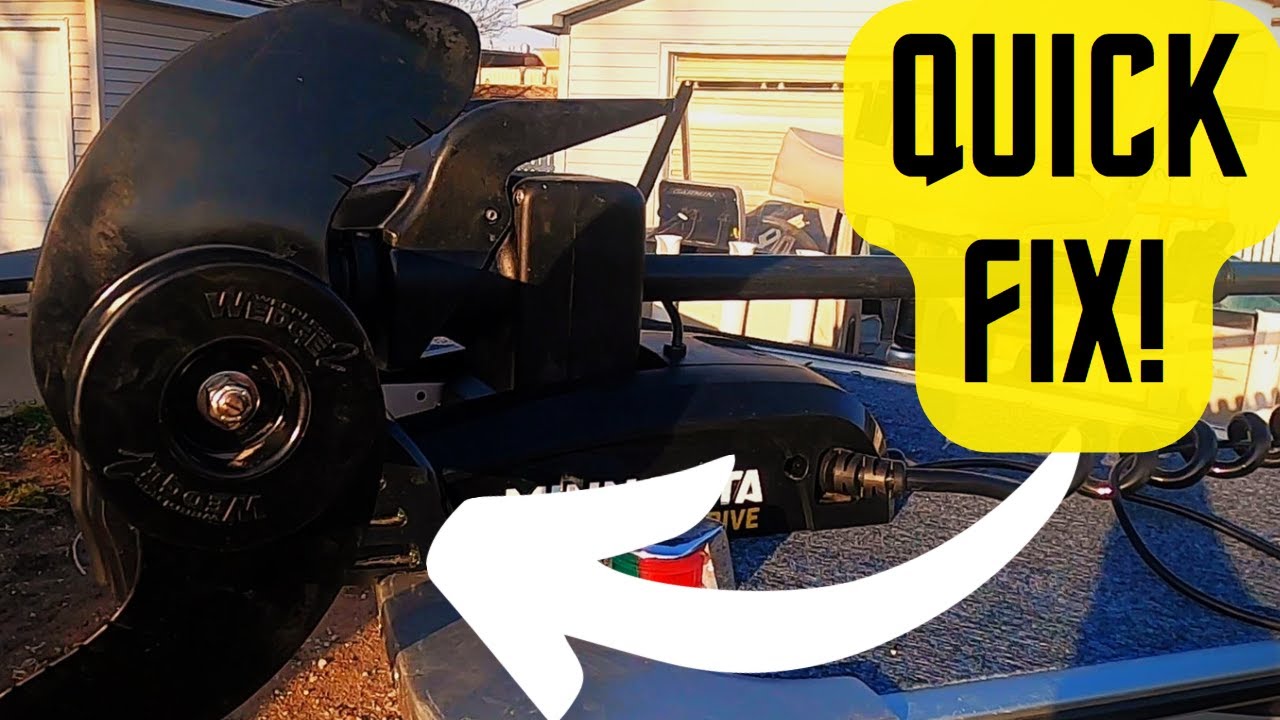 Minn Kota PowerDrive Prop WONT SPIN!!!