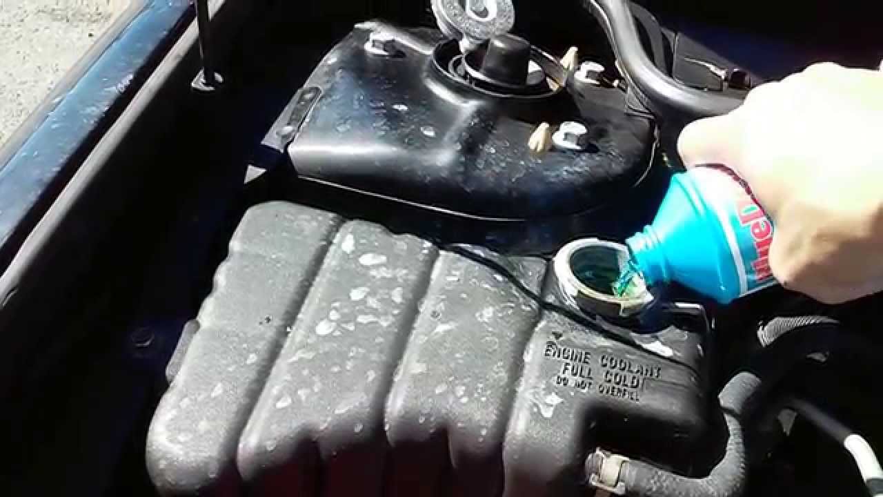Blue Devil pour and go 00 cadillac deville test #1