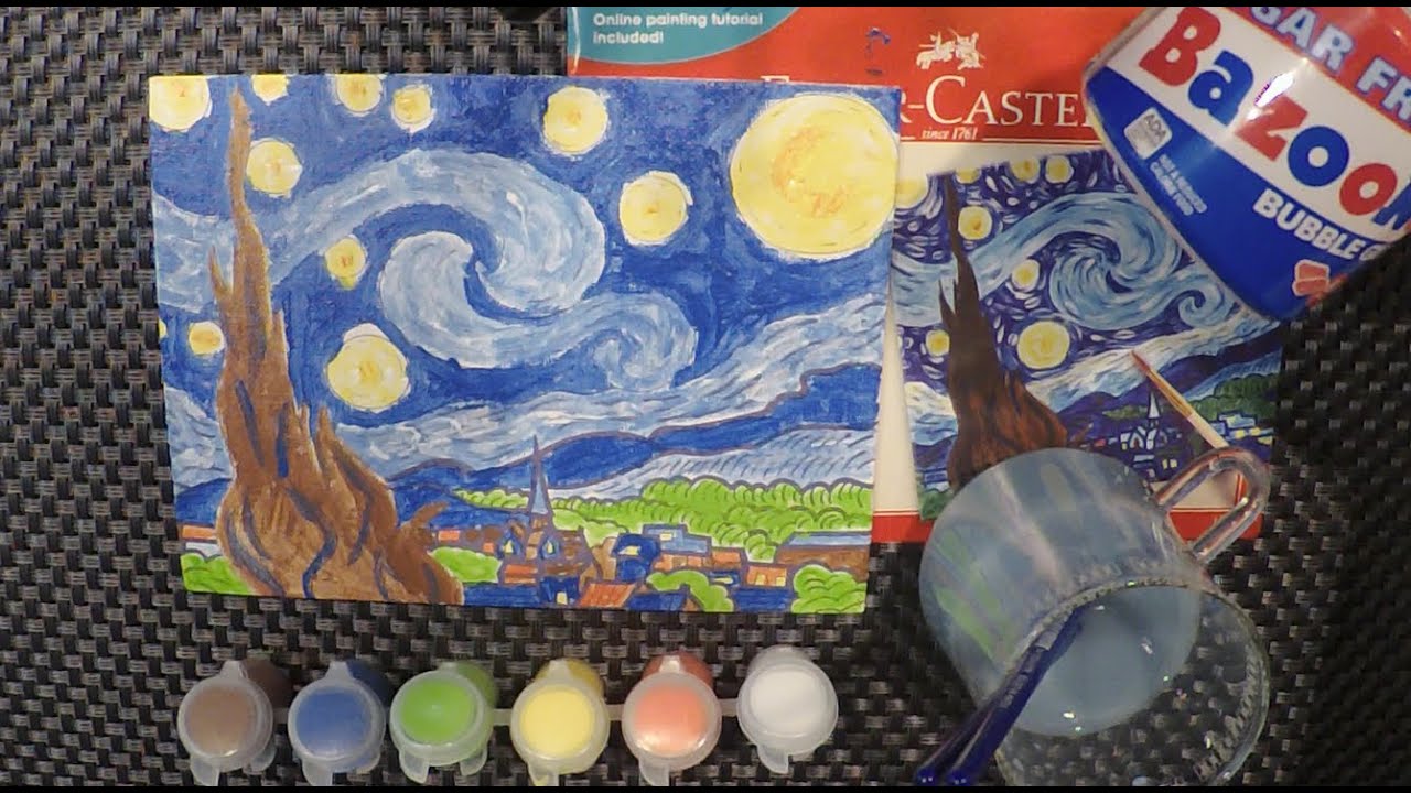 ASMR Gum Chewing Painting & Chit Chat | Whispered Ramble