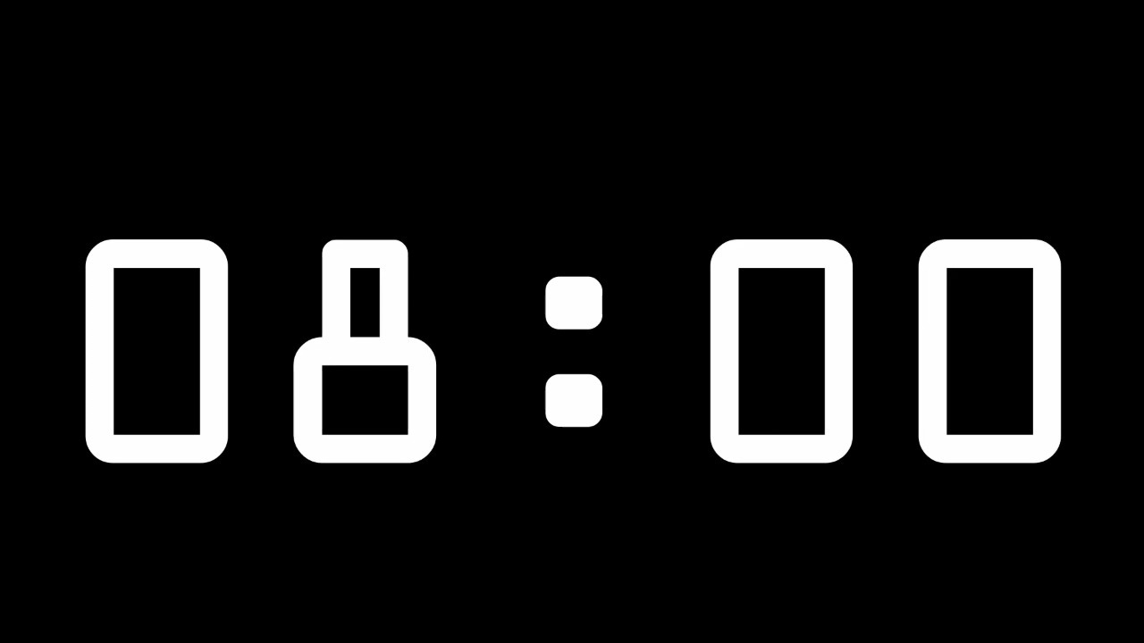 8 Minute Timer with Alarm (Count Up Stopwatch)