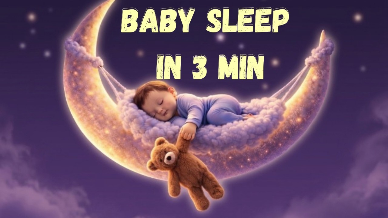 Baby Sleep Music – Soft Night Lullaby 🌙 3 Hours ♥ Super Relaxing | No Ads 2026 |