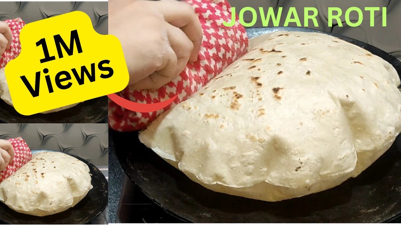 Jowar Roti Recipe | Karnataka Special Jawari Roti -  Sabse Easy Tarike Se Jowar Roti Banaye