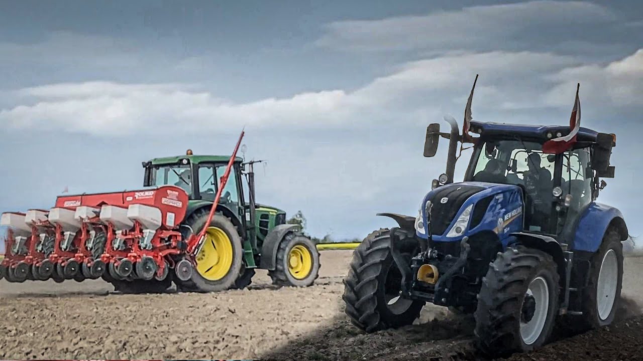 🇵🇱Wiosna 2024 w Gr Zając☆New Holland & John Deere✔Agro Awuus✔