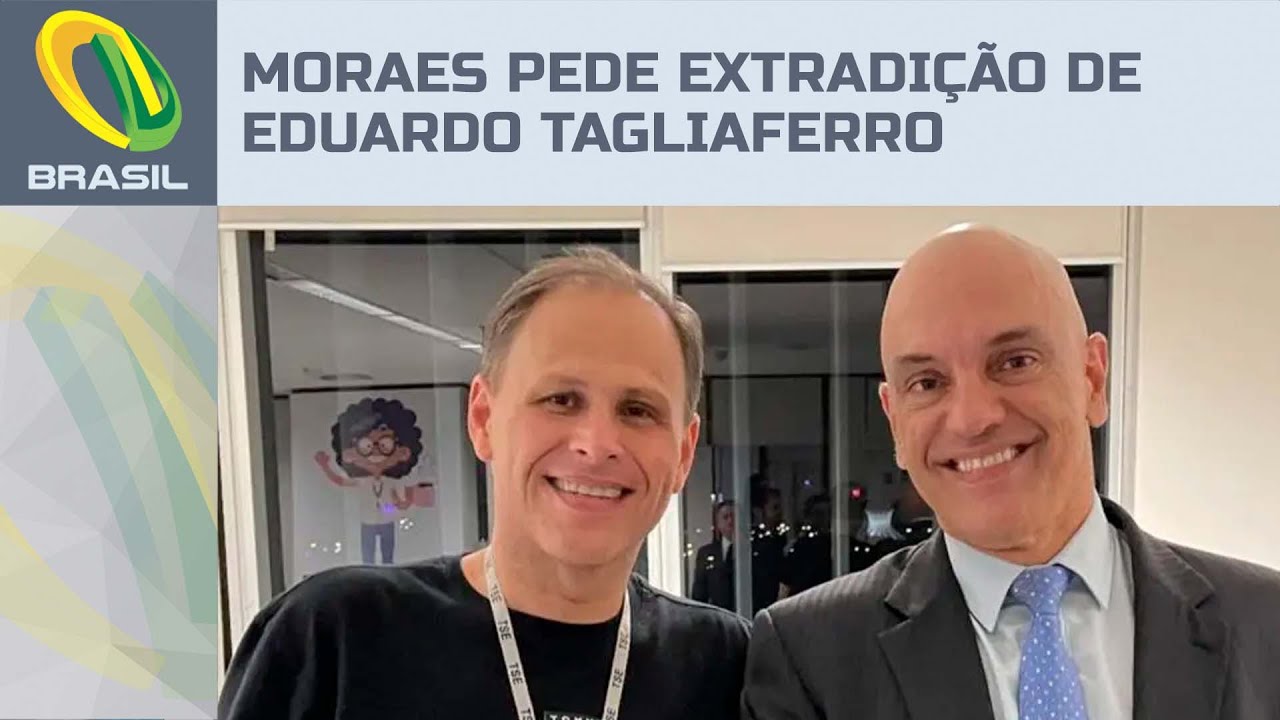 Alexandre de Moraes pede extradição de Eduardo Tagliaferro por vazamento de dados sigilosos