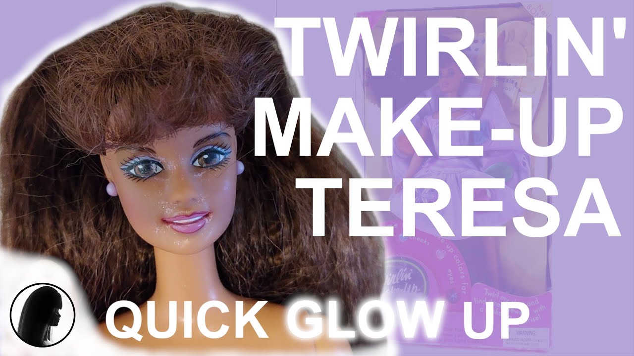 Vintage 1997 Twirlin' Make-up Teresa quick glow up