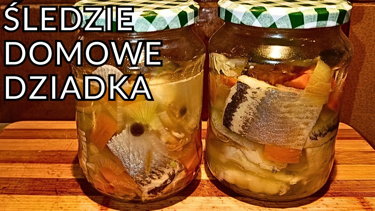 Śledzie Domowe Wiejskie  Dziadka W Zalewie Octowej.