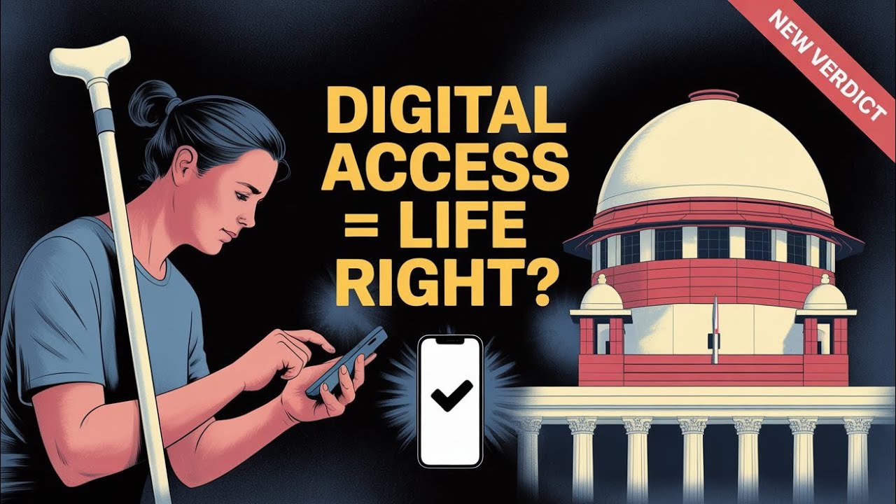 Right to Digital Access | Supreme Court's Landmark Verdict on Article 21 & Disability Rights