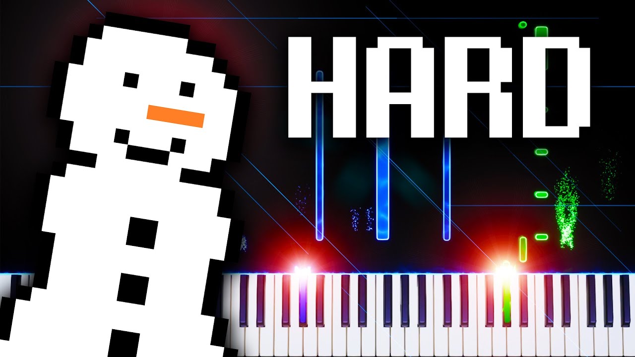Snowdin Town (from Undertale) - Piano Tutorial