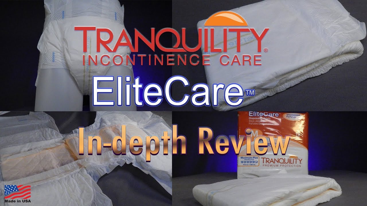 Tranquility® EliteCare™  Adult Diaper IN-DEPTH Review #incontinence #adultdiaper