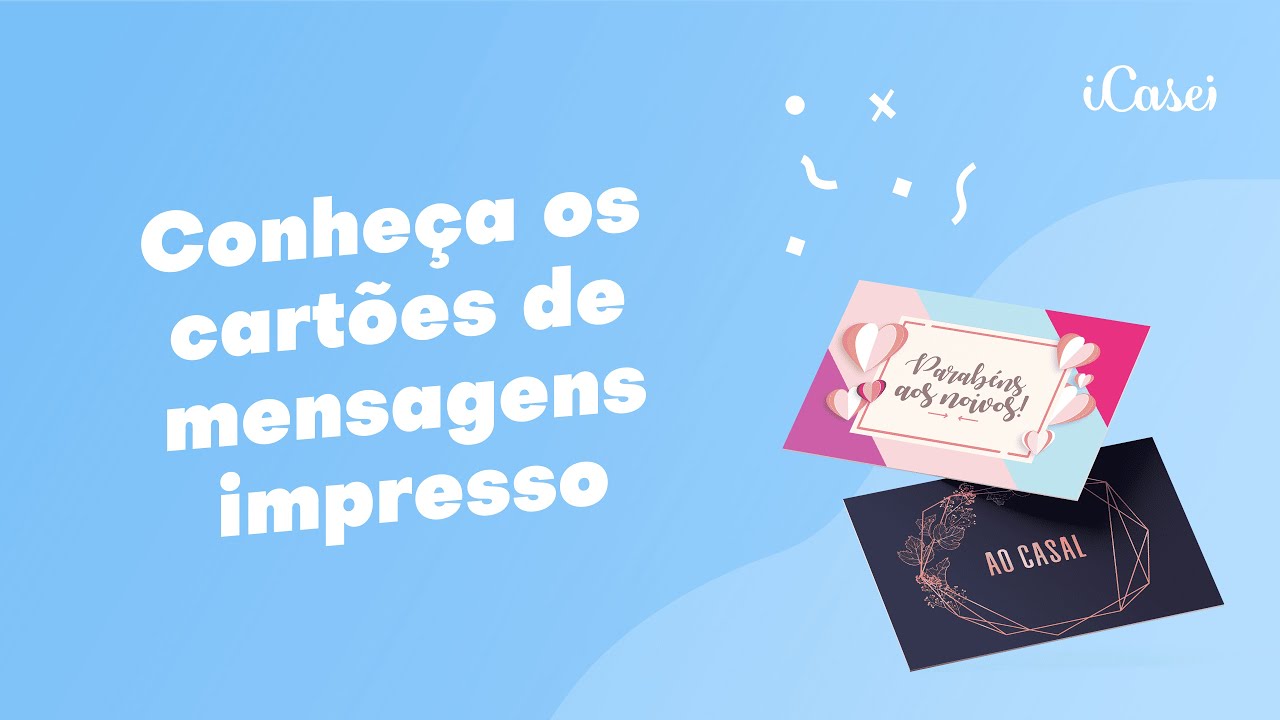 Cart&otilde;es impressos iCasei