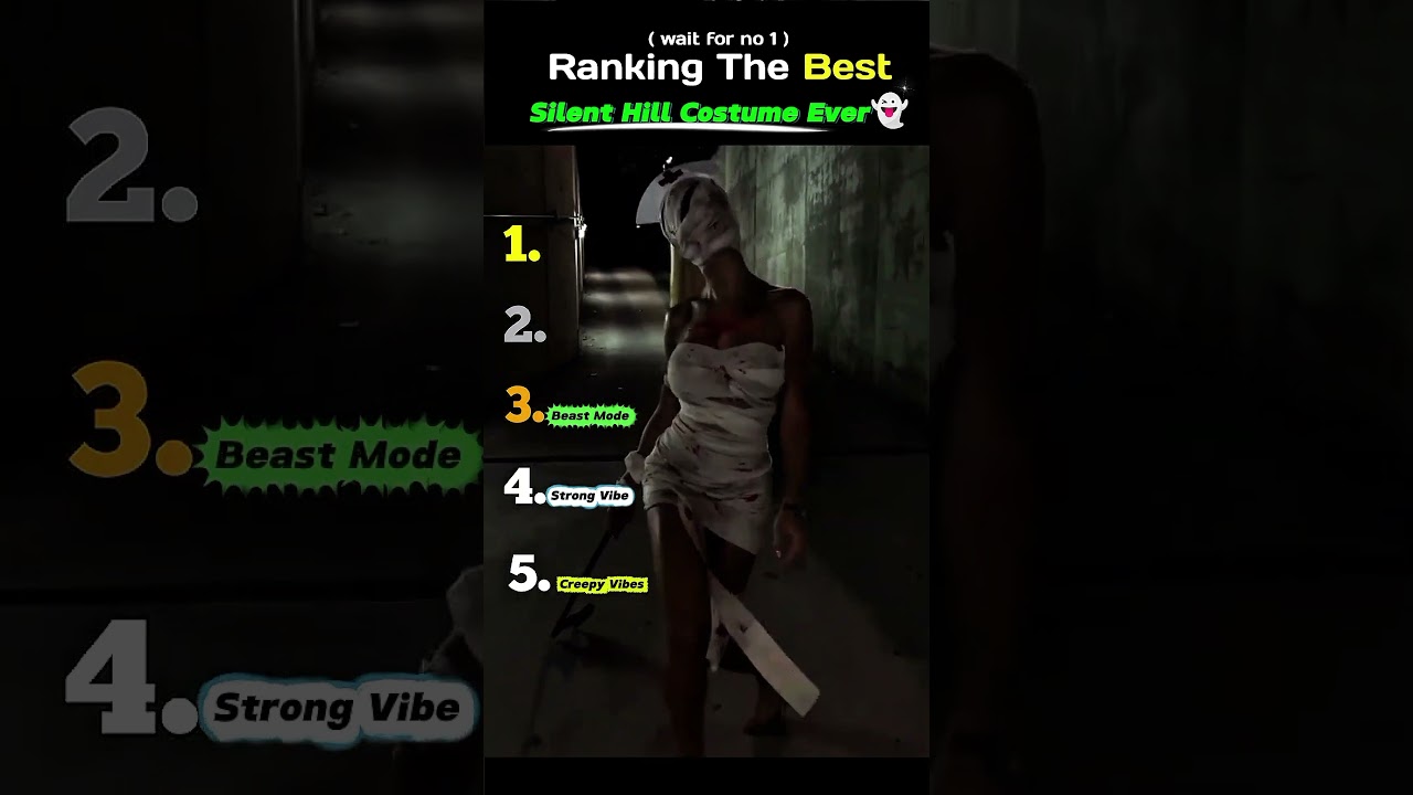 Ranking The Best Silent Hill Costume Ever 👻🔥#silenthill  #shorts #fyp #trend #horror #costume