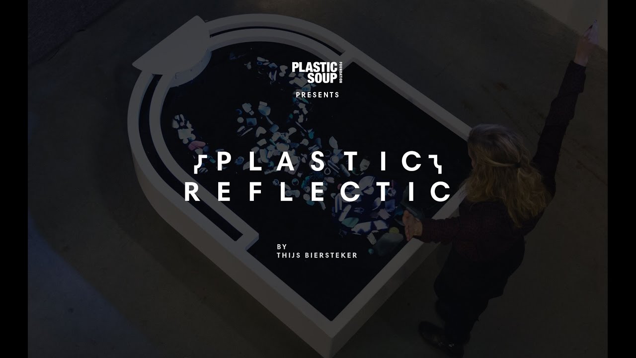 Plastic Reflectic interactive installation for plastic soup foundation